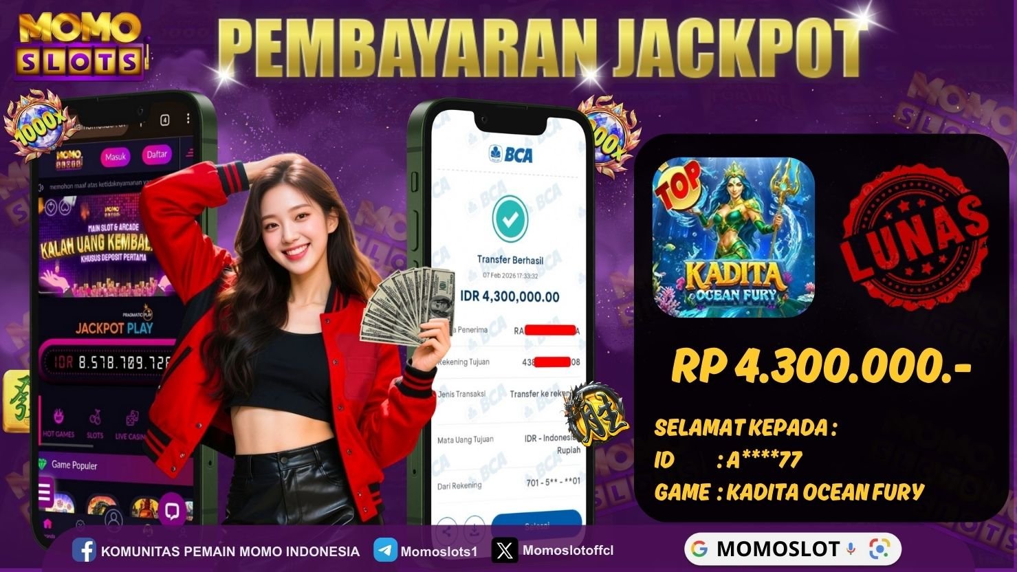 MOMOSLOTS JACKPOT SLOT KADITA OCEAN FURY